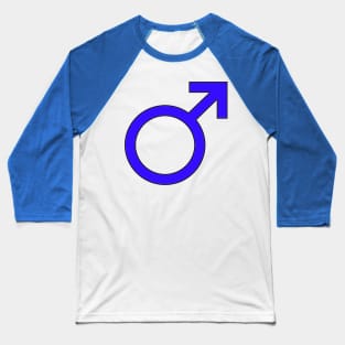 Male Gender symbol Baseball T-Shirt